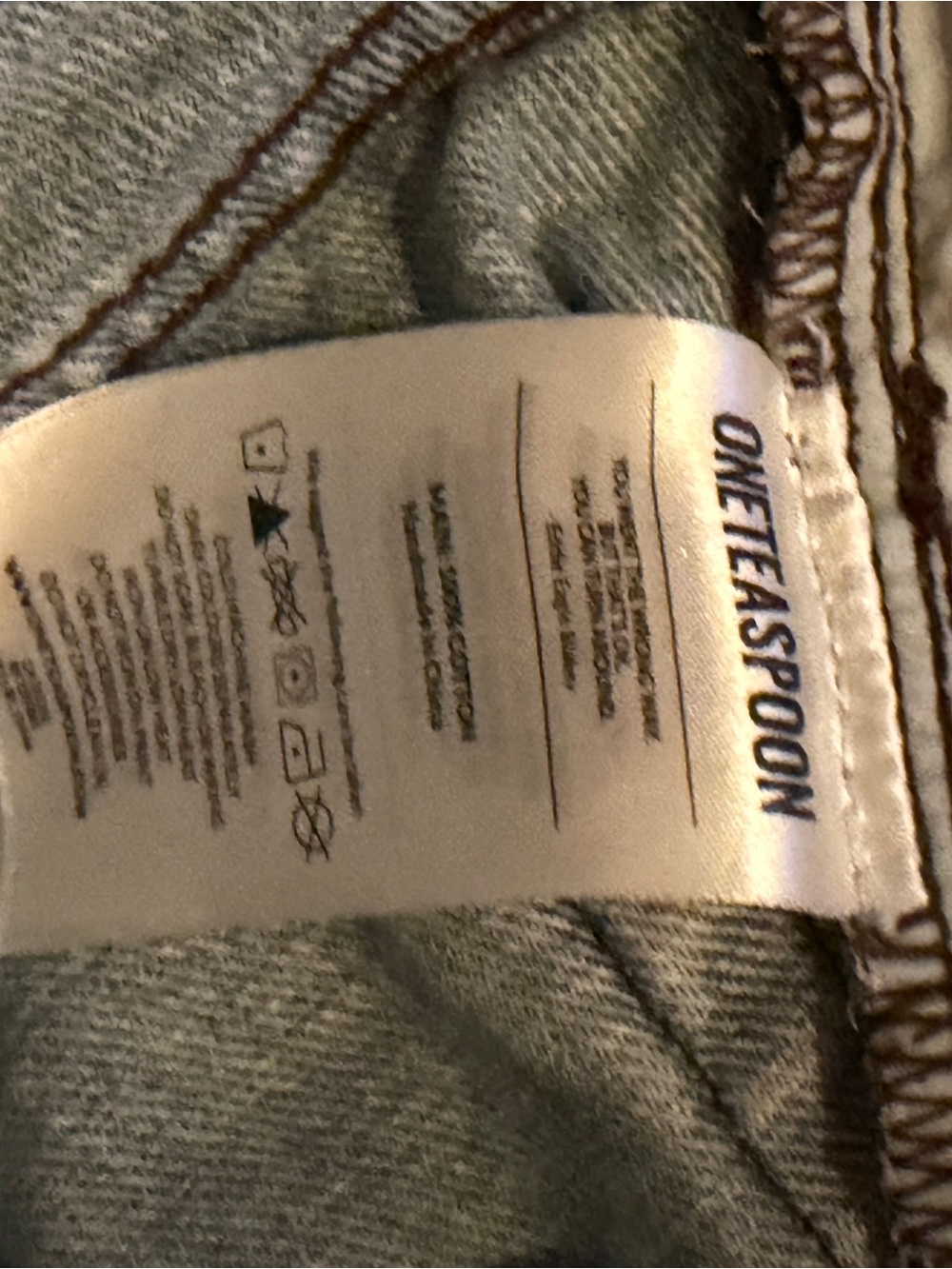 One Teaspoon Romeo Size 29 High-Rise Button-Front Denim Shorts - Picture 4 of 12
